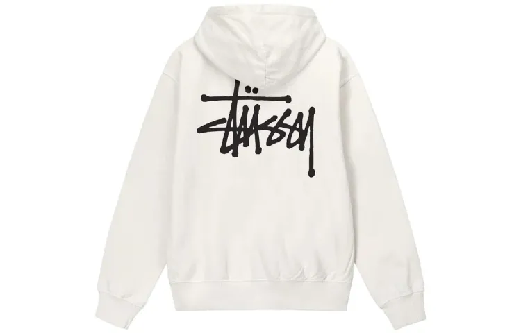 Stussy Basic Pigment Dyed Hoodie Light Blue XL - POIZON