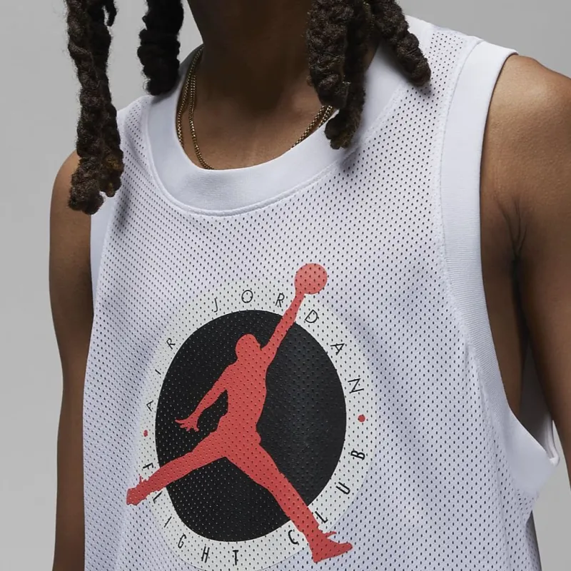 Jordan Flight MVP Basketball Jerseys Men White-3