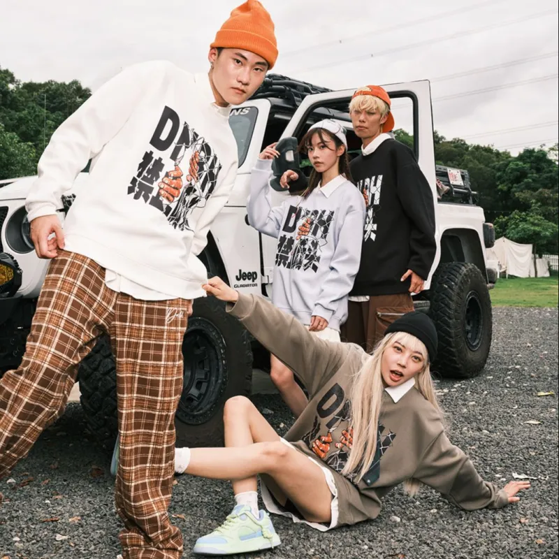 DNBH Crewneck Sweatshirt Unisex Multicolor Available-9