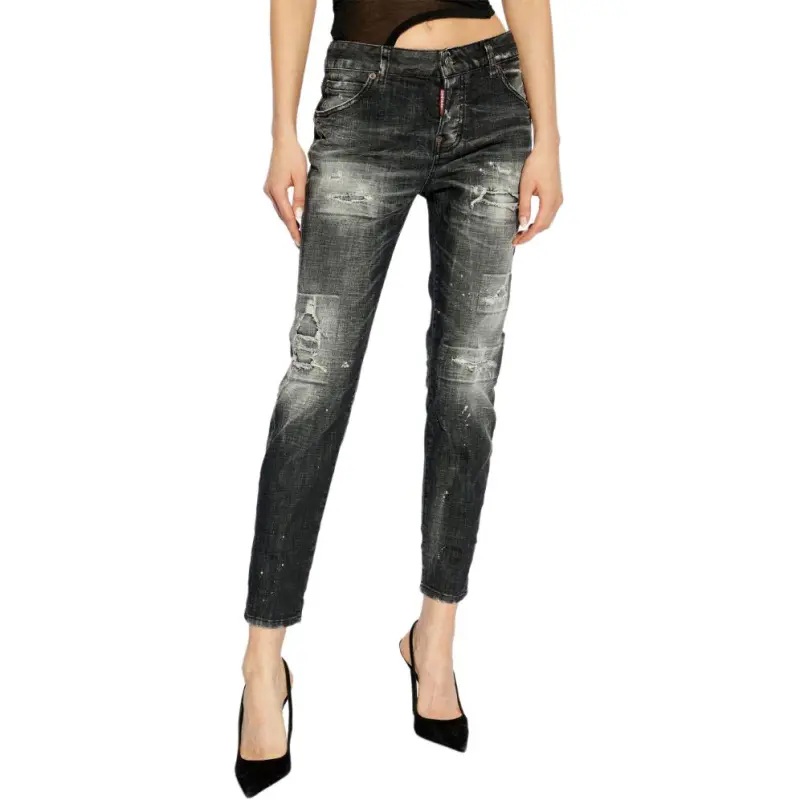 DSQUARED 2 Distressed Skinny Jeans-2