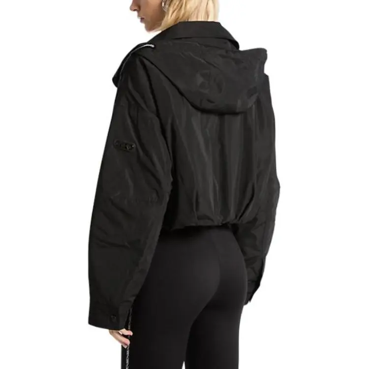 MICHAEL KORS Cropped Hooded Jacket-1