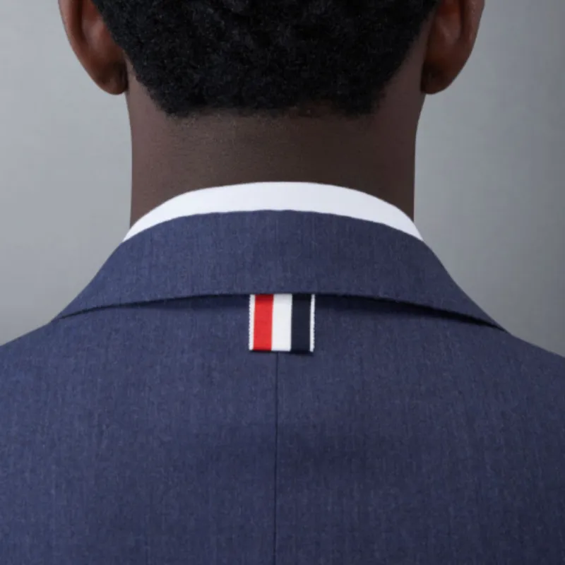 THOM BROWNE Single Breasted Long Sleeved Blazer-3
