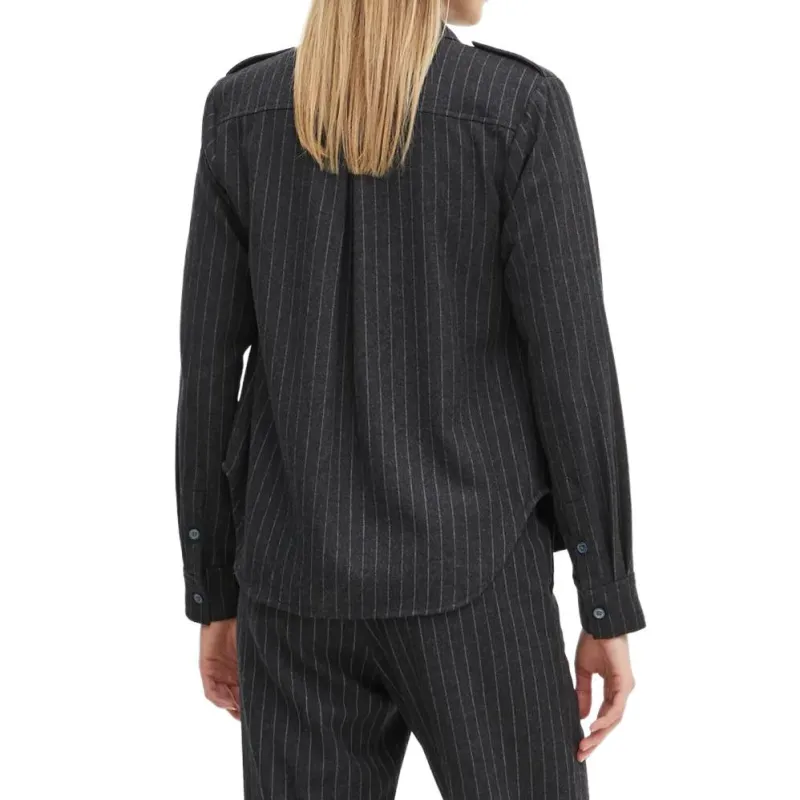 MICHAEL KORS FW24 Shirt Women's Charcoal Gray-4
