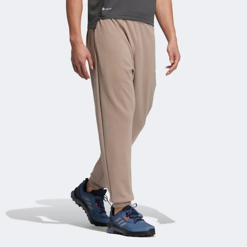 Adidas Knitted Sweatpants Men Pink Brown-2