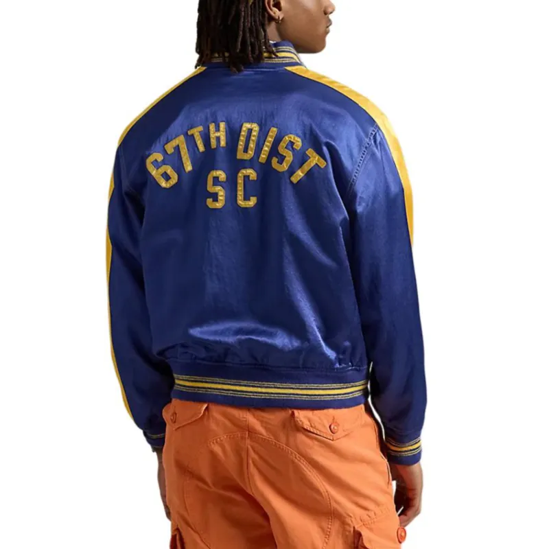Polo Ralph Lauren Logo patch Bomber Jacket-2