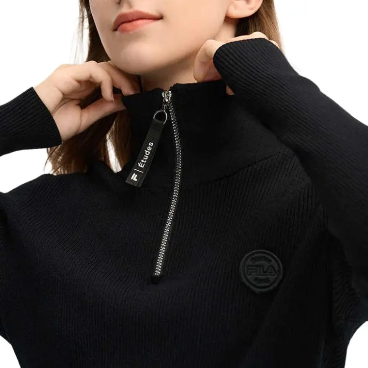 FILA x ETUDES Sweater Women's Jet Black-4
