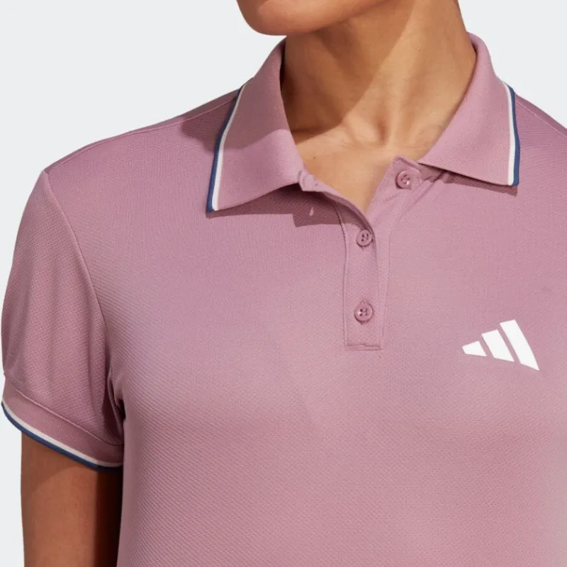Adidas Polo Shirts Women's Pink-4