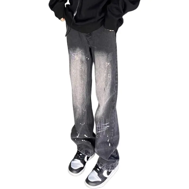 NHZN Jeans Unisex Gray-2
