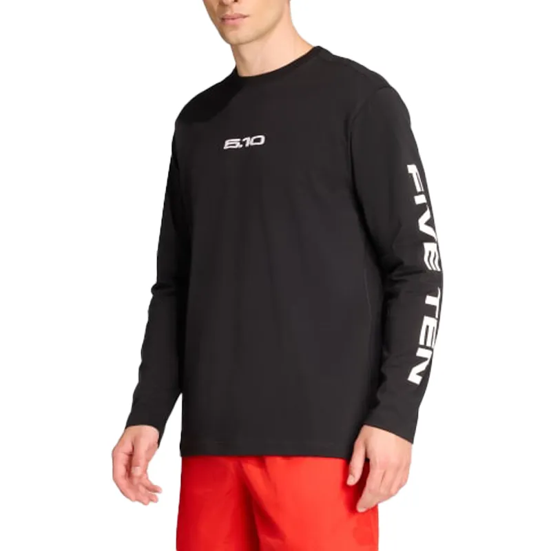 Adidas Free Shipping With AdiClub Five Ten Logo Line Longsleeve Tee-3