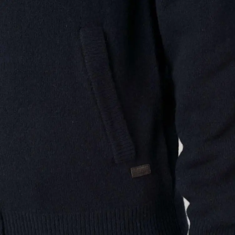 BARBOUR Logo Patch Button-Up Cardigan-5