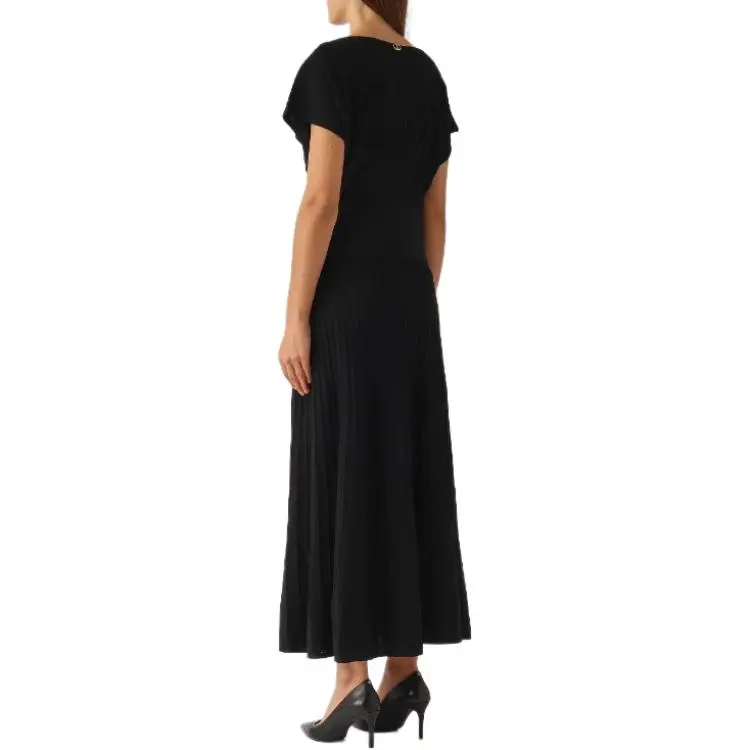 Twinset Ribbed Blouse And Skirt-4