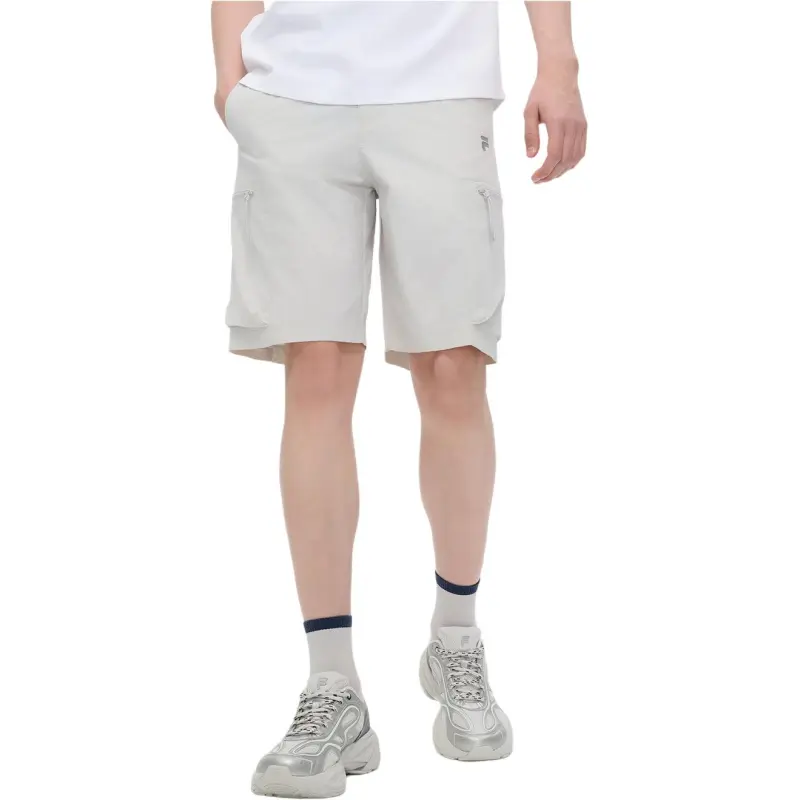 FILA FUSION SS25 Casual Shorts Men's Silver Ink Gray CC-1