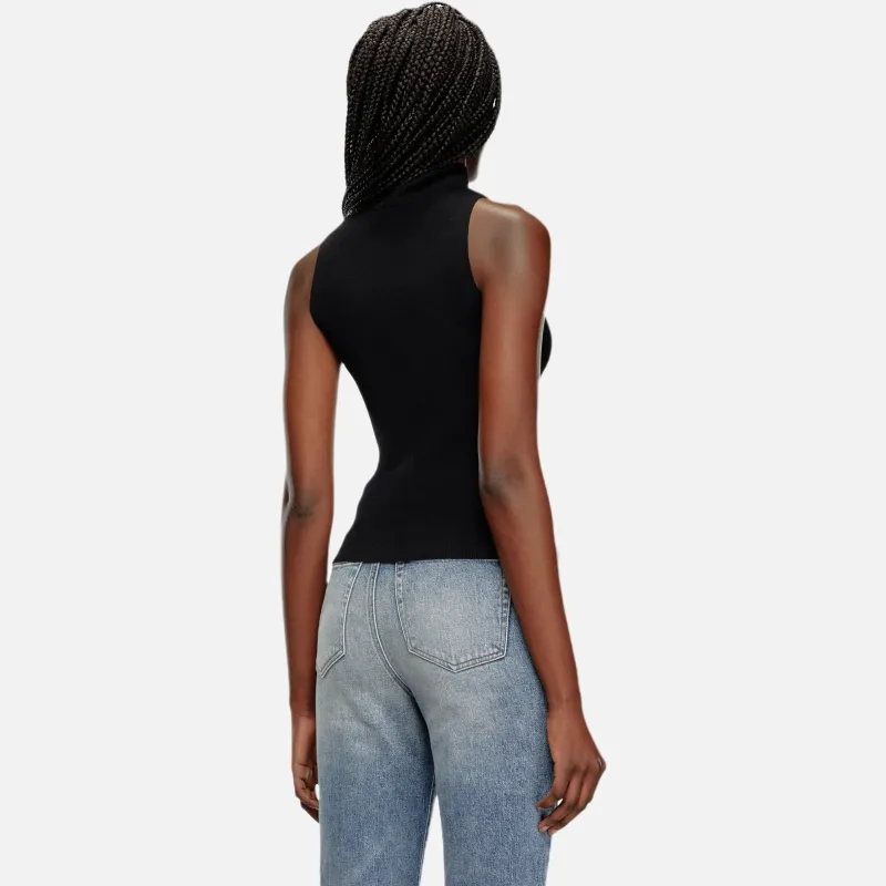 DIESEL M Onervax Ribbed Knit Turtleneck Top-2
