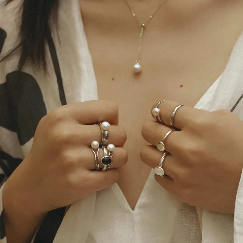 Sundanese S925 Silver Rings Women's-3