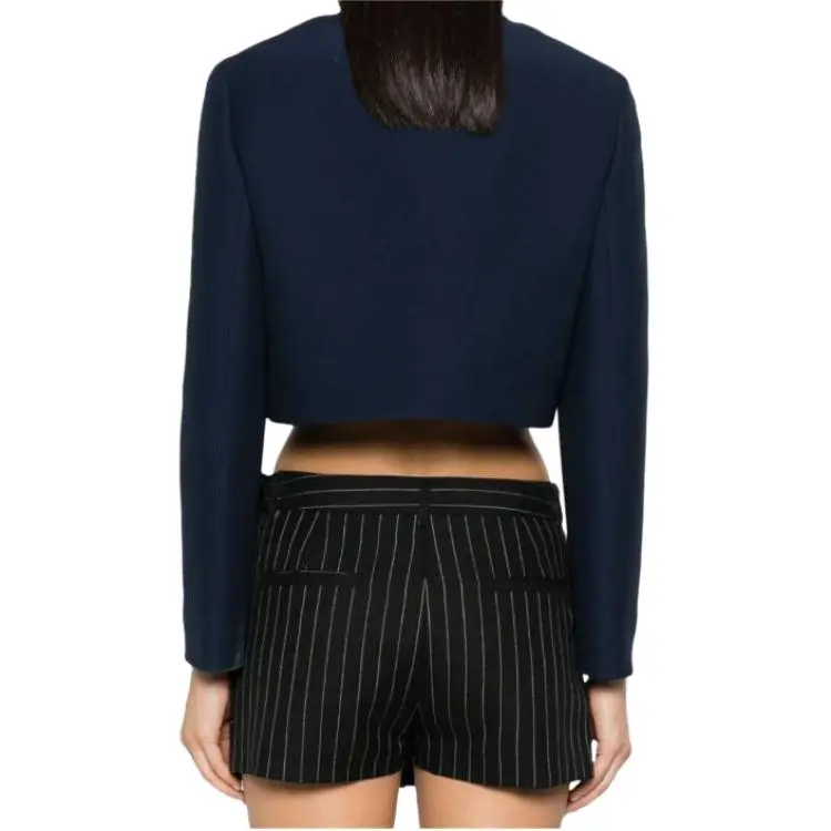 PRADA Crewneck Cropped Jacket-3