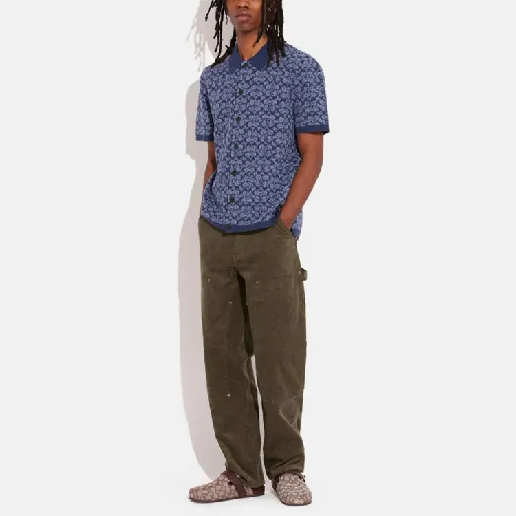COACH Casual Pants Men Green-1