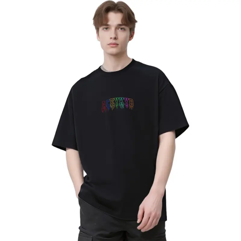 YK&YB T Shirts Unisex Black-5