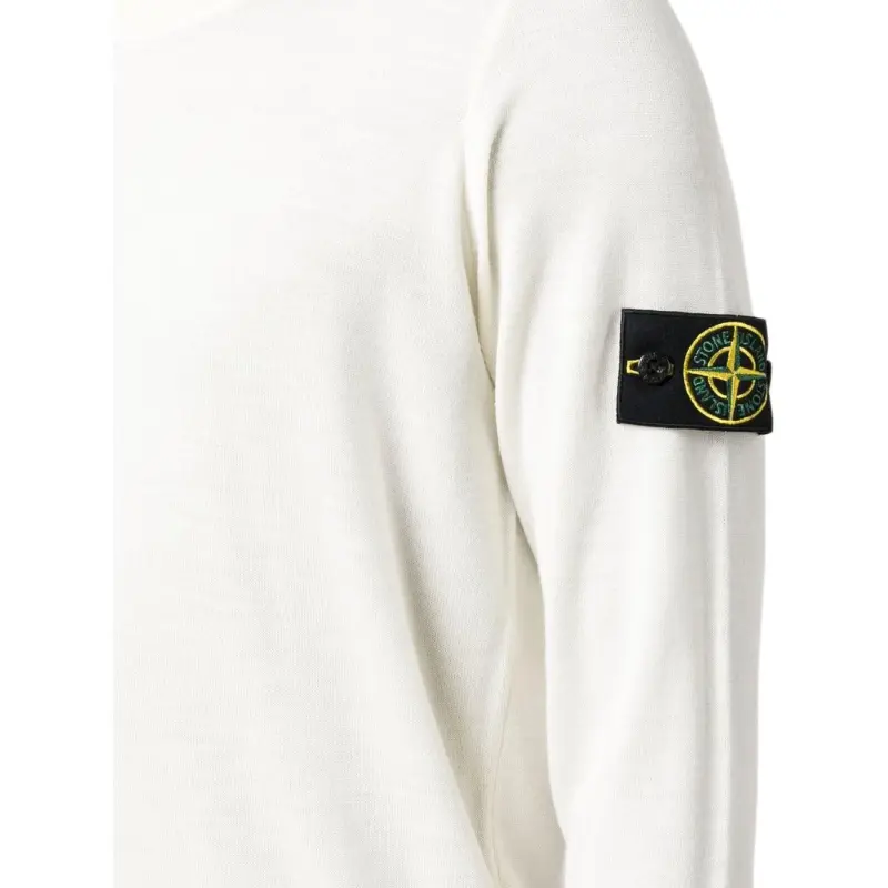STONE ISLAND Compass badge Wool Jumper-4