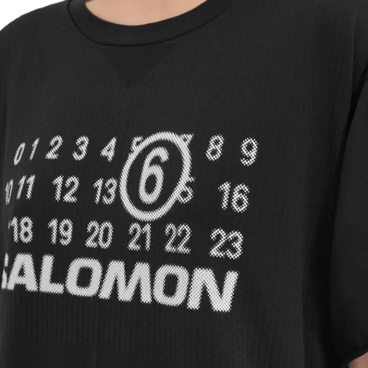 MM6 Maison Margiela X Salomon X Salomon Logo print T Shirt-4
