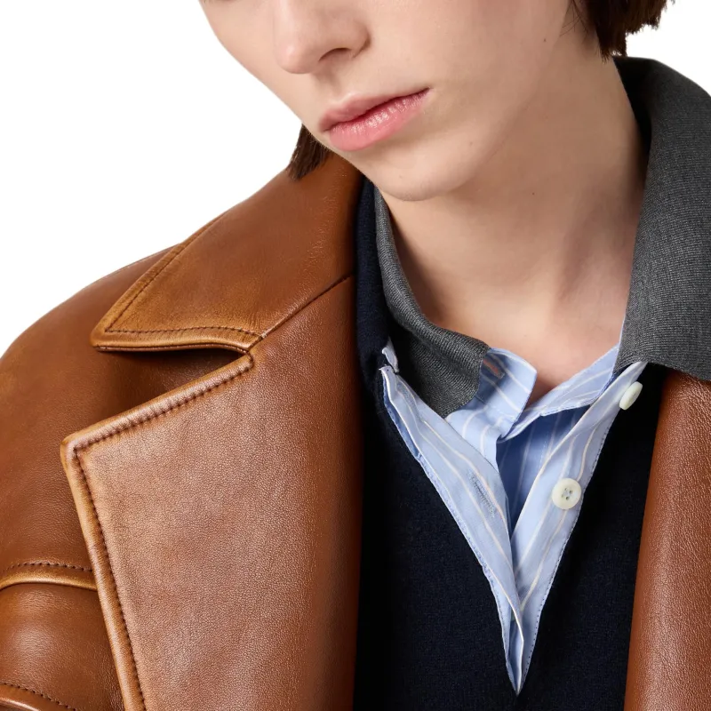 MIU MIU Button Up Padded Jacket-4
