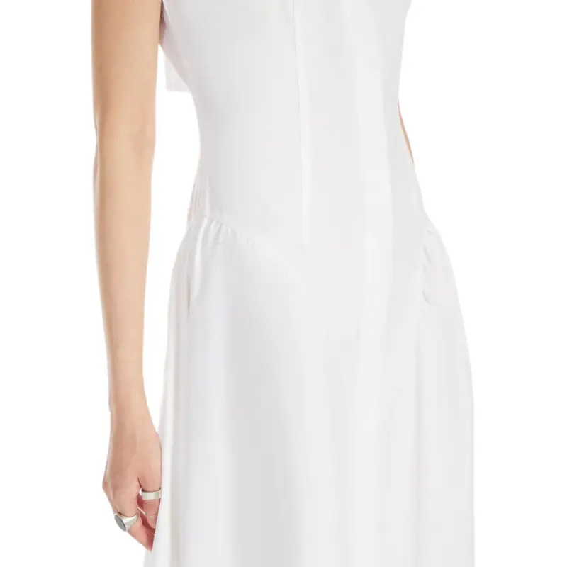 SportMax Fabiana Button Up Sleeveless Maxi Dress-5