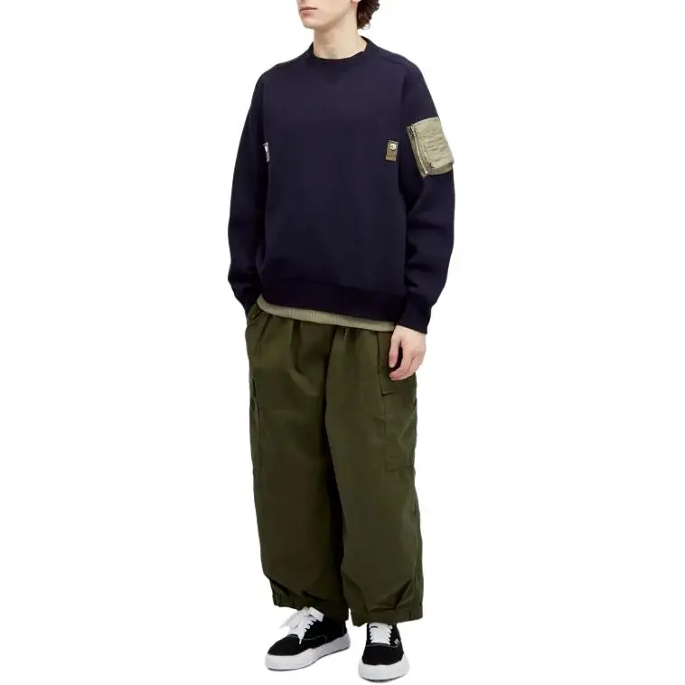 Sacai Sweatshirt Men's Marine Blue-2