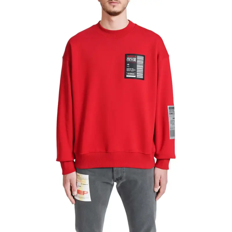 VERSACE JEANS Sweatshirt Men's Red-2