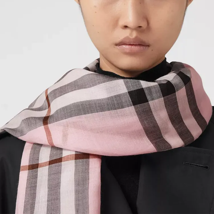 Burberry Check Pattern Scarf-7