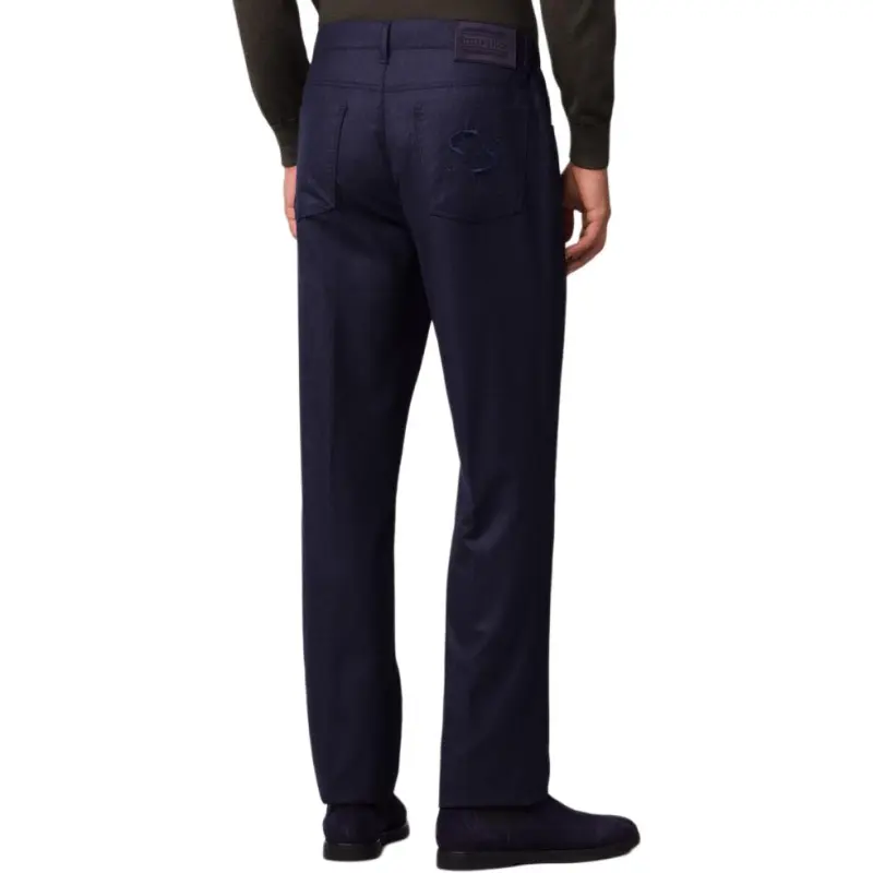 STEFANO RICCI Casual Pants Men's Blue-1