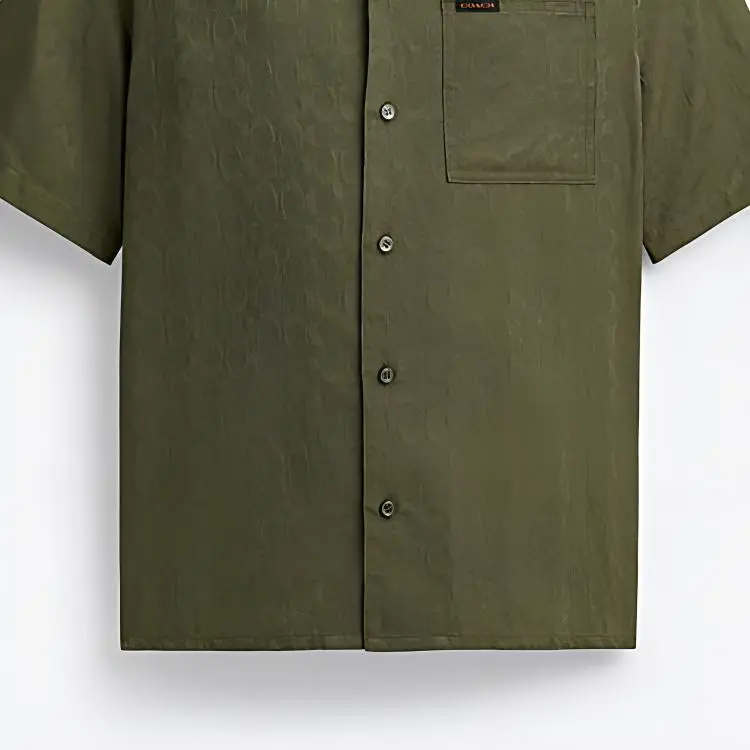 COACH Shirts Men Green-1