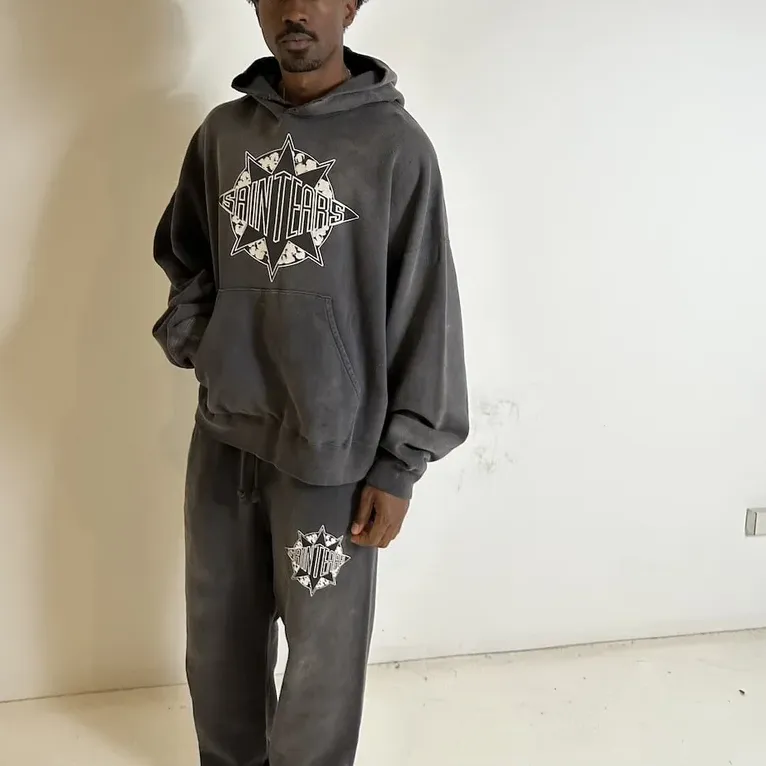 SAINT Mxxxxxx X Denim Tears Saint Tears Hoodie-2