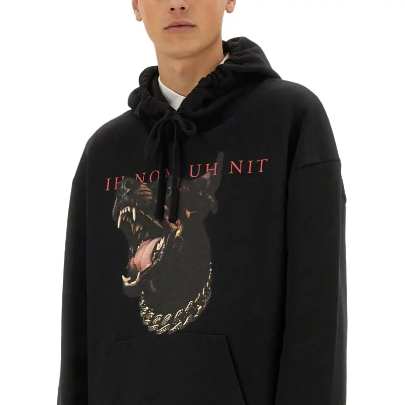 IH NOM UH NIT IH NOM UH NIT Dobermann Graphic Hoodie-5