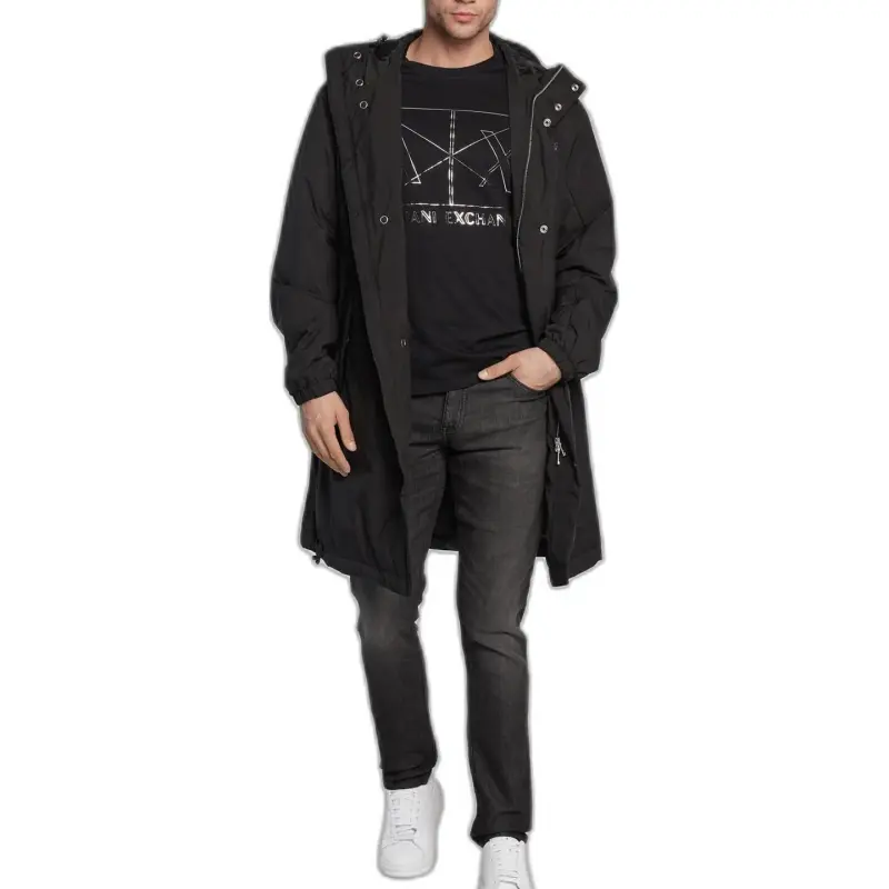 ARMANI EXCHANGEAE FW22 Puffer Jacket Men's Black-4