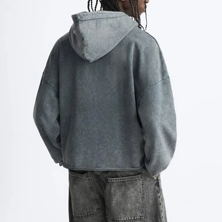 ZARA Sweatshirt Men's Light Gray-4