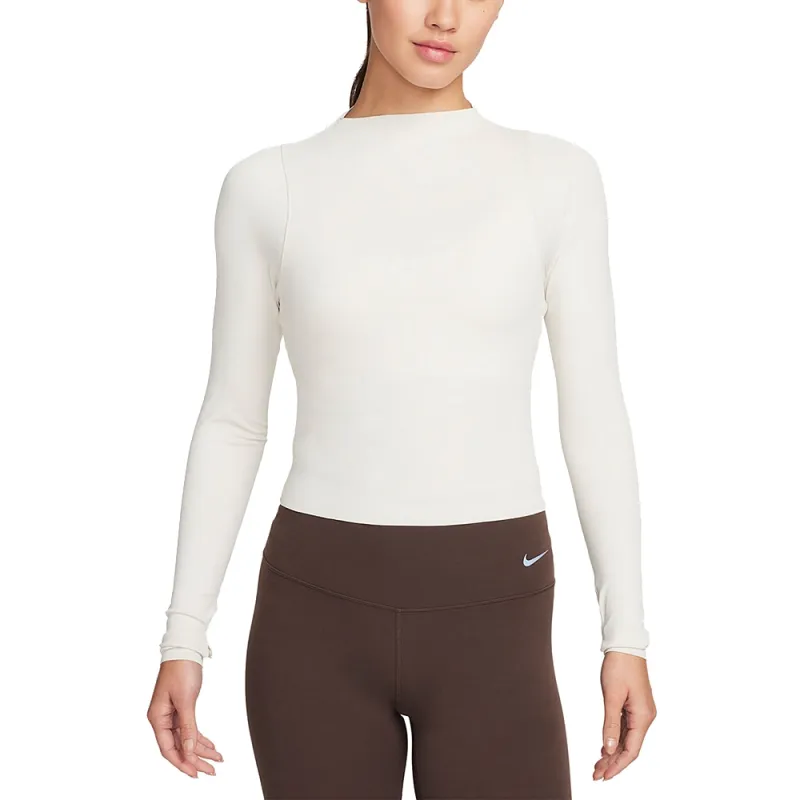 Nike Zenvy Set-in Sleeve T-Shirt Women's Light Redwood Umber-3