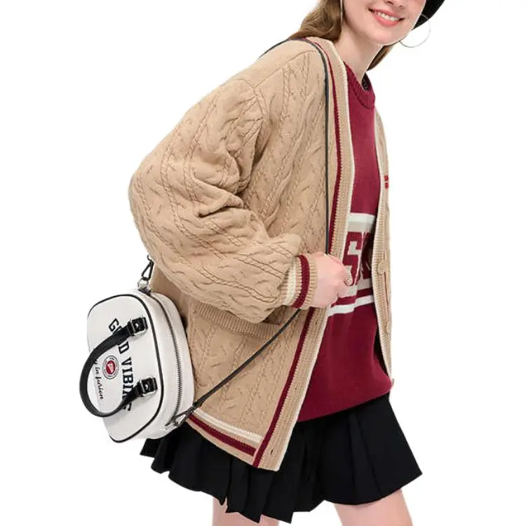 FILA FUSION FOB Series Knitwear Women's Vintage Khaki-2