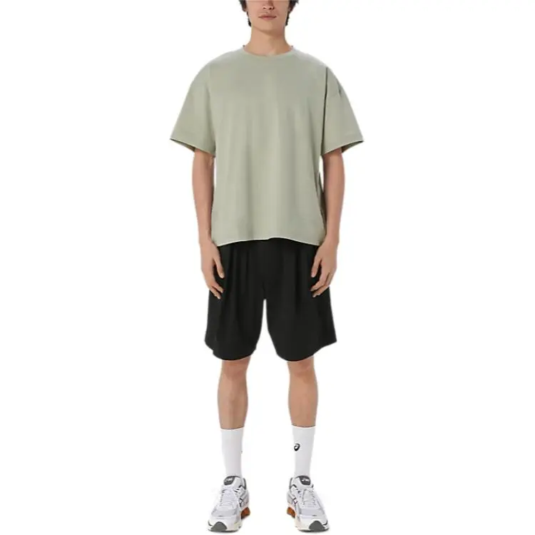 Asics T Shirts Unisex Green-2