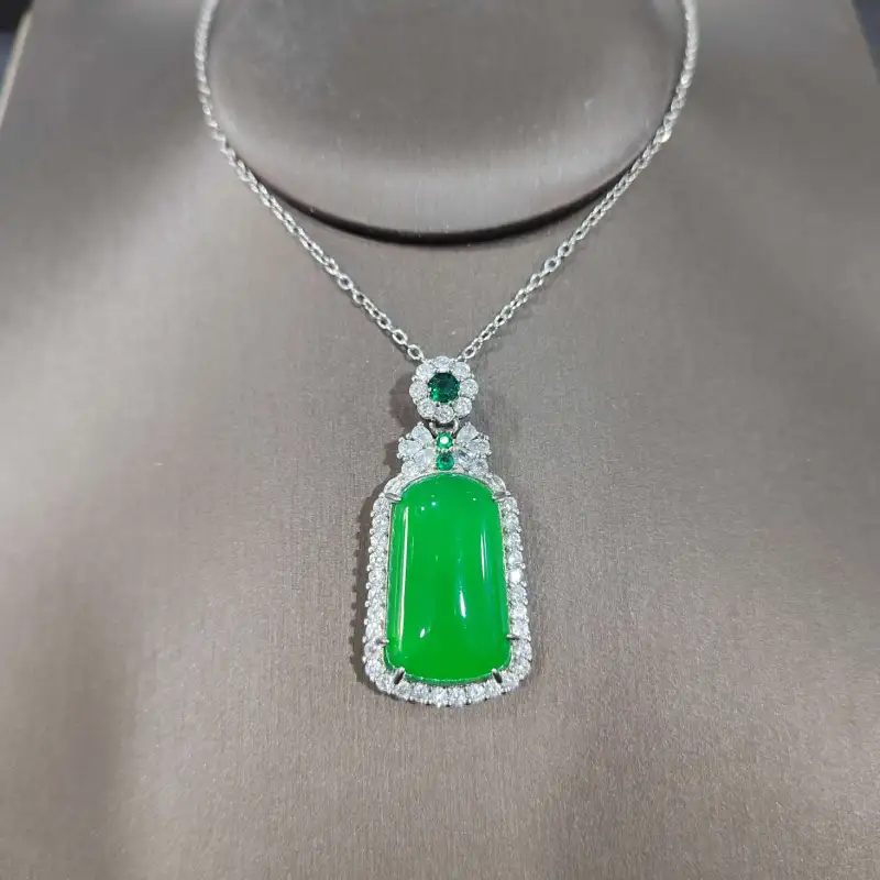 JUNWEN Chalcedony Necklaces Women's-2