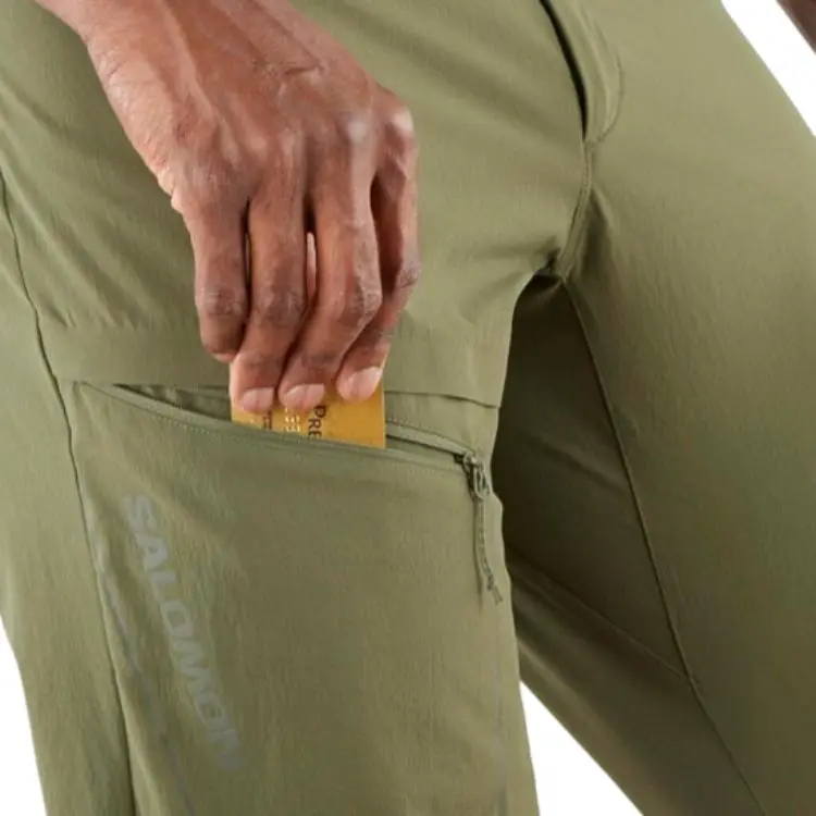 SALOMON WAYFARER Casual Shorts Men's Green-4