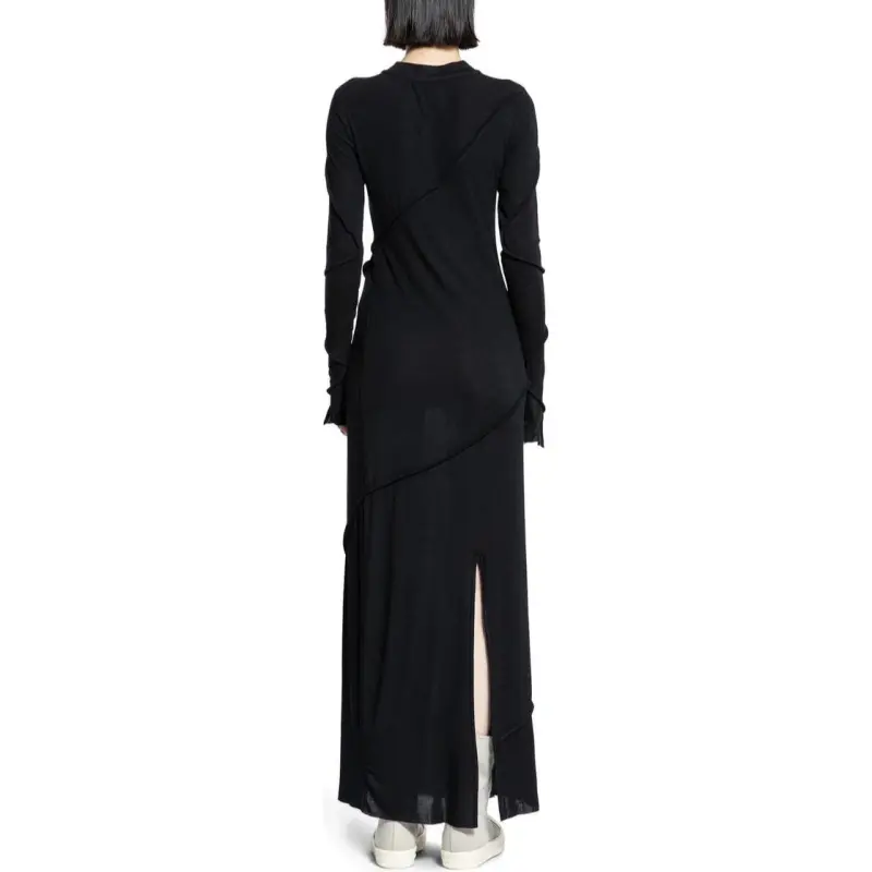 Thom Krom Seam-Detailed Long Sleeved Maxi Dress-1