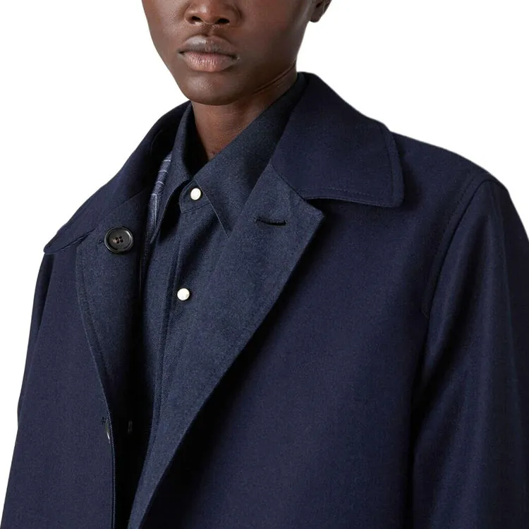 Loro Piana Coats Women's Dark Blue-4
