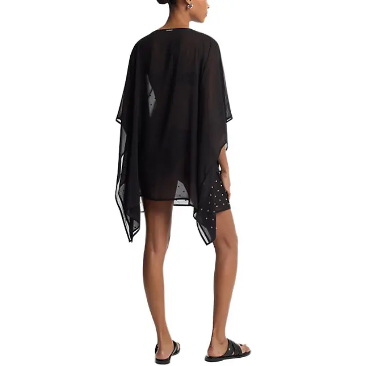 MICHAEL KORS Studded Chiffon Caftan-1
