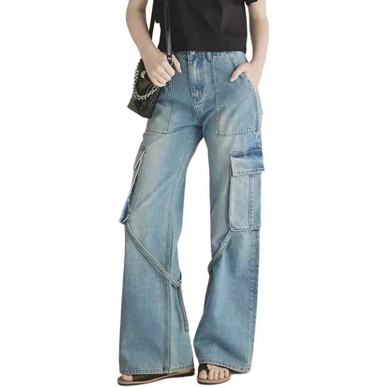 NHZN Jeans Unisex Retro Shallow-3