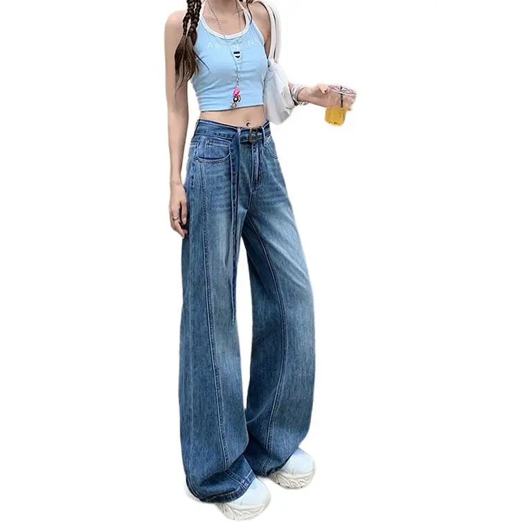 Concubine Zhu Jeans Women's Vintage Blue-3
