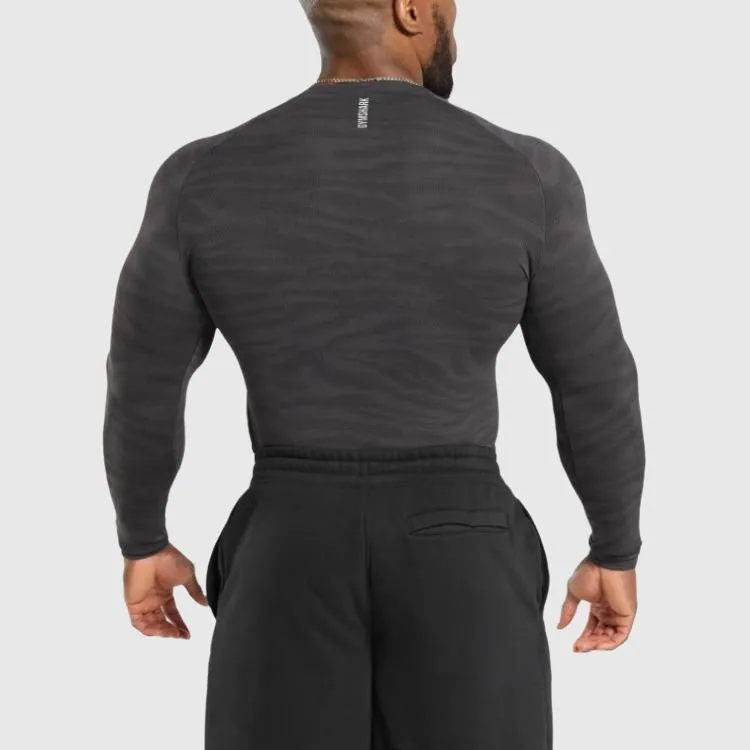 GYMSHARK x GEO T Shirt Men's Agate Gray/Black-2
