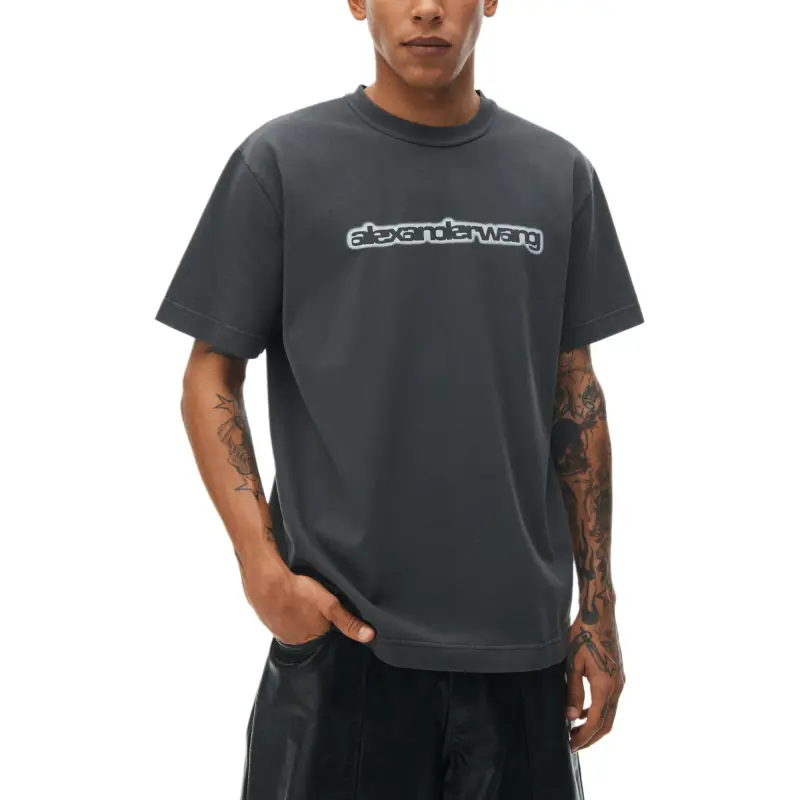 Alexander Wang T Shirt Unisex Dark Gray-4
