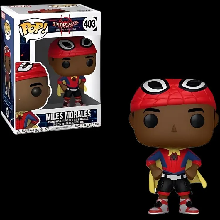 Funko Spider Man POP! Collection Marvel Animation Parallel Universe Miles Morales Chibi Figures-2