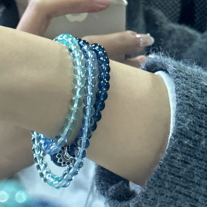 Mù Shàng Yún Yě Colored Glaze Bracelets Unisex-4