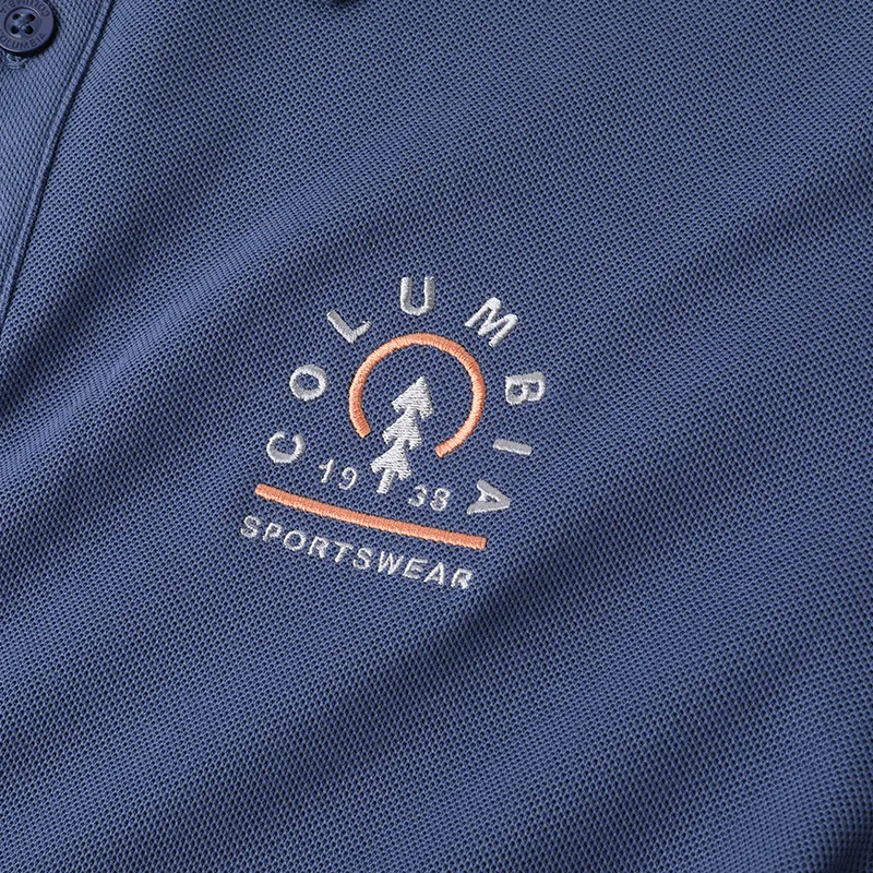 Columbia Polo Shirts Men Blue-4