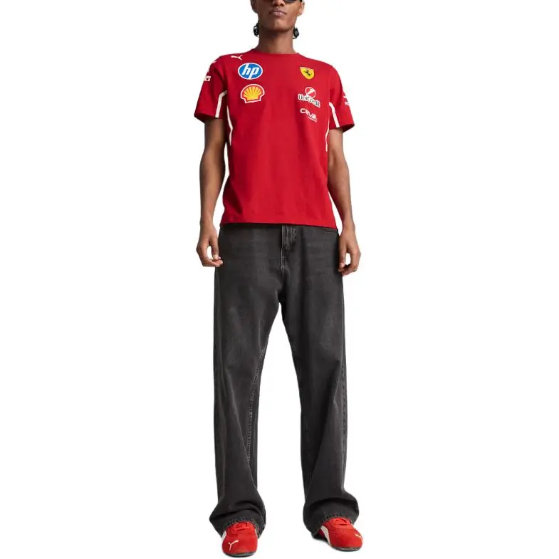 PUMA Playera Scuderia Ferrari 2025 Team Para Hombre-2